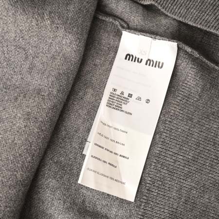 2026年9月3日秋冬新作 MIU MIUニットのセーター高品質人気の商品/YGY工場