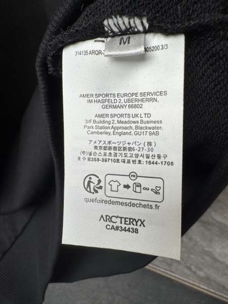 2026年9月9日秋冬新作ARCTERYXスウェット高品質人気の商品
