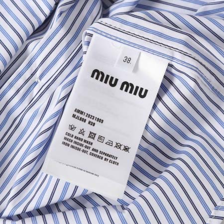 2026年9月15日秋冬新作 MIU MIUシャツ高品質人気の商品/YGY工場