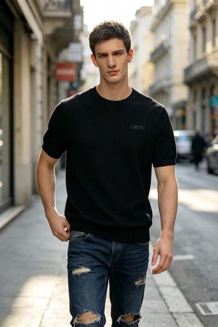 2026年9月23日入荷秋冬新作Amiri半袖 tシャツ高級なプレゼント/誕生日プレゼント/高品質/メンツ/記念品/ wenzhou工場