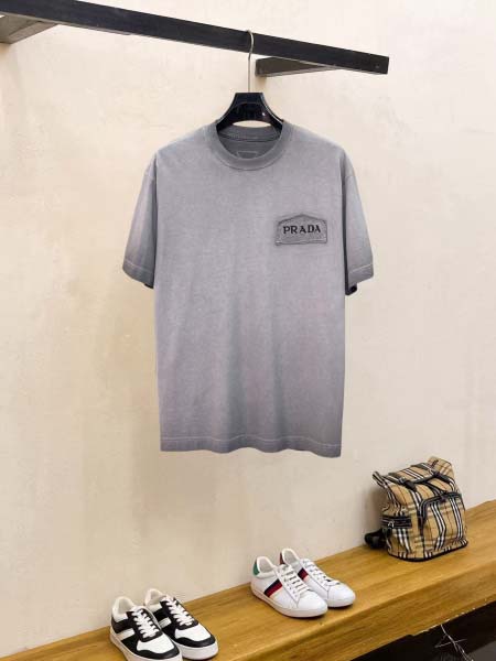 2026年9月3日秋冬新作Prada半袖 tシャツ高品質人気...
