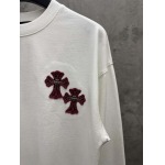 2026年9月11日秋冬新作Chrome hearts長袖Tシャツ高品質人気の商品/YGY工場