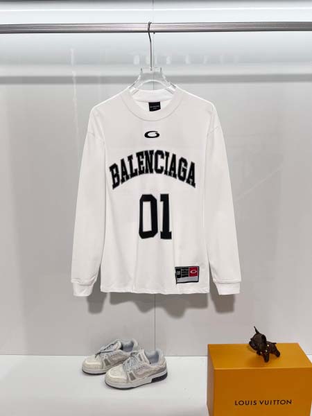 2026年9月13日秋冬新作BALENCIAGA長袖Tシャツ高品質人気の商品/YGY工場