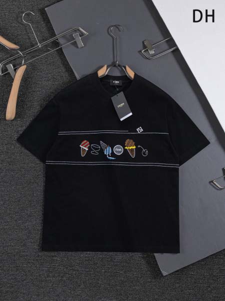 2026年9月15日秋冬新作Fendi半袖 tシャツ高品質人...