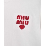 2026年9月17日秋冬新作MiuMiu長袖Tシャツ高品質人気の商品/ZZZ工場