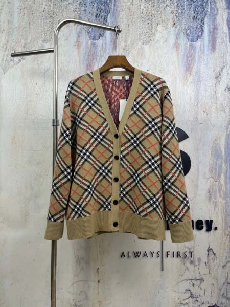 2026年9月18日秋冬新作Burberry ニットカーディガン  高品質人気の商品/ZZZ工場