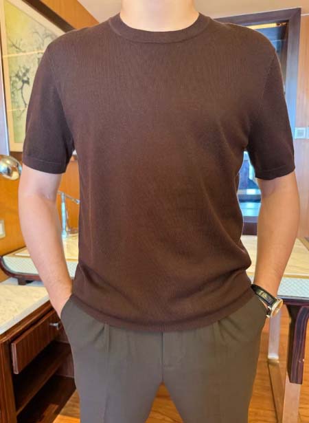 2026年10月29日入荷秋冬新作Brunello Cucinelliニットの半袖高級品/誕生日プレゼント48-56/KD工場