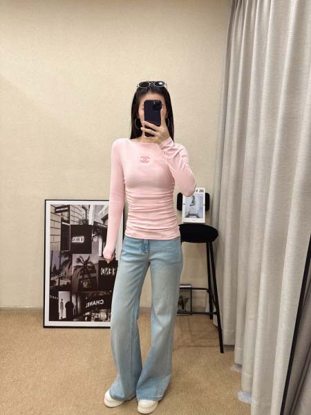 2026年10月14日入荷秋冬新作Chanel長袖女性用ファ...