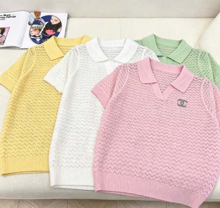 2026年10月14日入荷秋冬新作Chanelニットの半袖女...