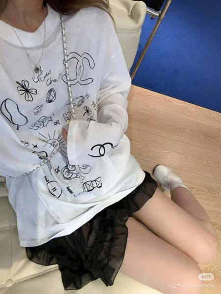 2026年10月15日入荷秋冬新作Chanel長袖女性用ファ...