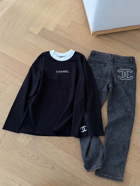 2026年10月15日入荷秋冬新作Chanel長袖女性用ファ...