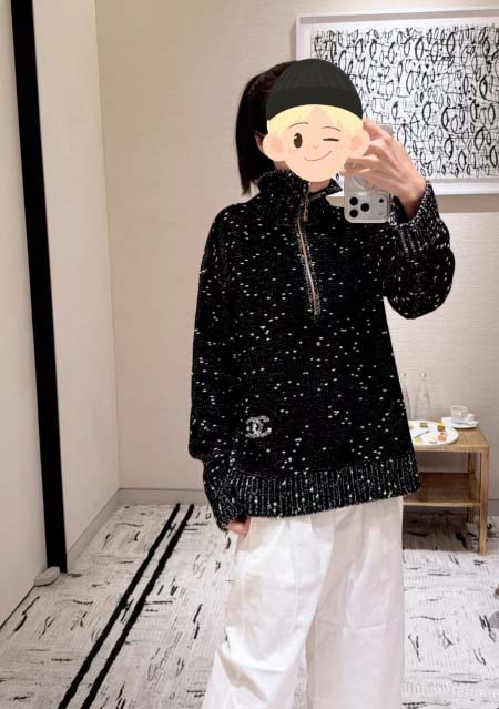 2026年10月15日入荷秋冬新作Chanel長袖女性用ファ...