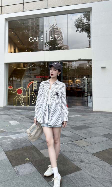 2026年10月15日入荷秋冬新作Chanelシャツ女性用フ...