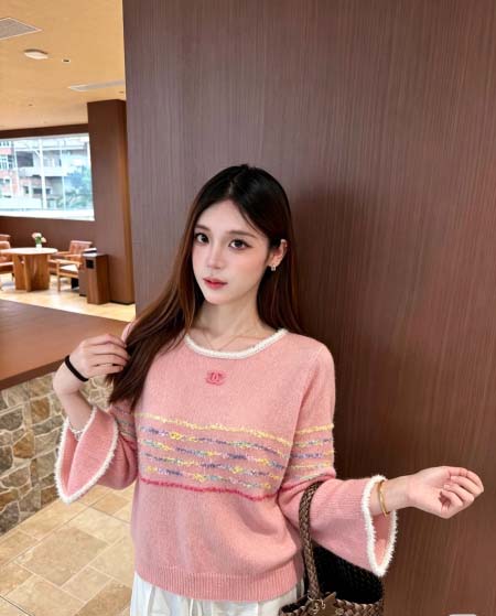 2026年10月15日入荷秋冬新作Chanel長袖女性用ファ...